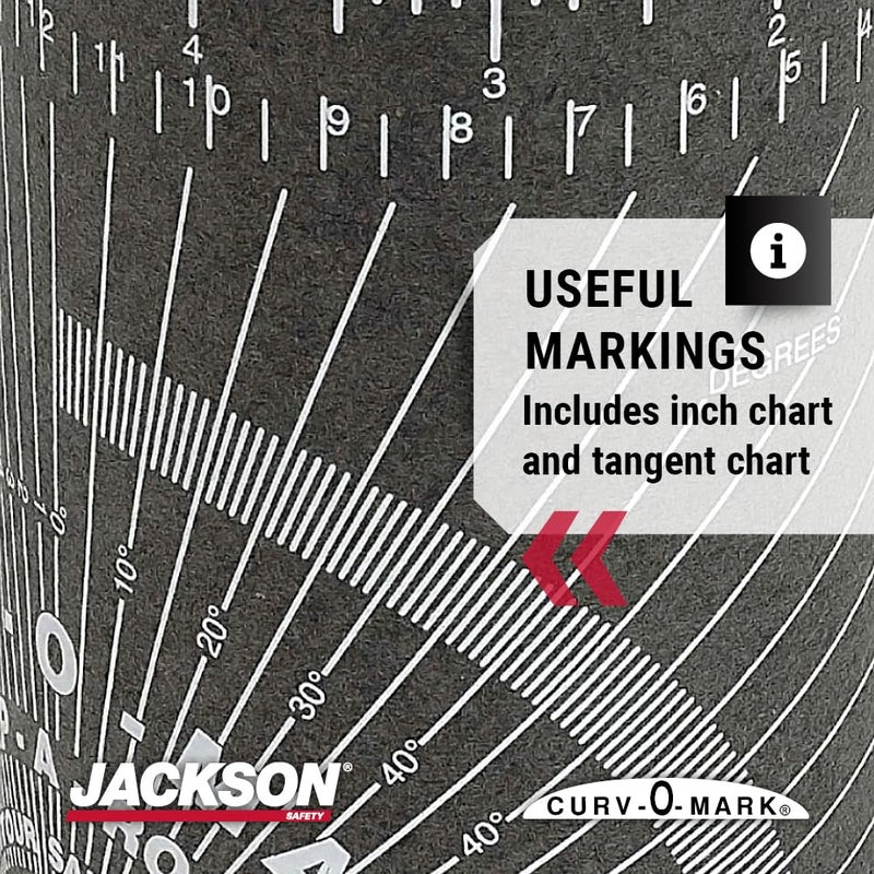 Jackson Safety Pipe Measuring Tool - Wrap-A-Round Tape Pipe Fitting Tool (Multiple Sizes and Heat Ratings) - Image 4